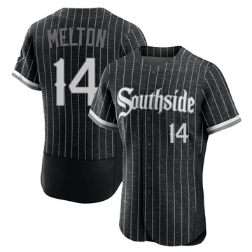 Authentic Bill Melton Men's Chicago White Sox Black 2021 City Connect Jersey