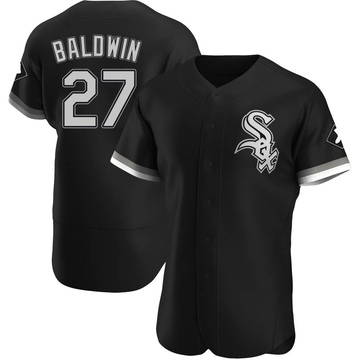 Authentic Brooks Baldwin Men's Chicago White Sox Black Alternate Jersey