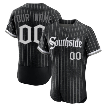 Authentic Custom Men's Chicago White Sox Black 2021 City Connect Jersey