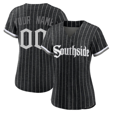 Authentic Custom Women's Chicago White Sox Black 2021 City Connect Jersey