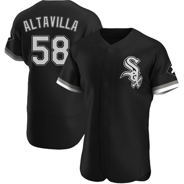 Authentic Dan Altavilla Men's Chicago White Sox Black Alternate Jersey