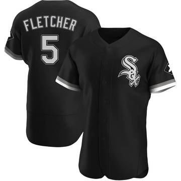 Authentic Dominic Fletcher Men's Chicago White Sox Black Alternate Jersey
