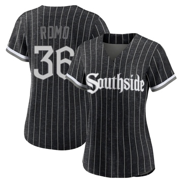 Authentic Drew Romo Women's Chicago White Sox Black 2021 City Connect Jersey
