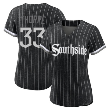 Authentic Drew Thorpe Women's Chicago White Sox Black 2021 City Connect Jersey