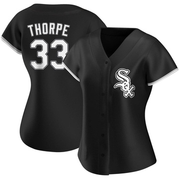 Authentic Drew Thorpe Women's Chicago White Sox Black Alternate Jersey