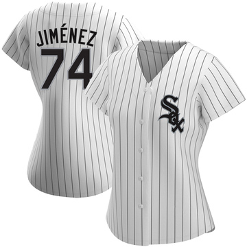Authentic Eloy Jimenez Women's Chicago White Sox White Home Jersey