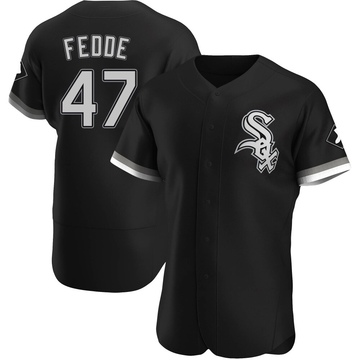 Authentic Erick Fedde Men's Chicago White Sox Black Alternate Jersey