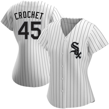 Authentic Garrett Crochet Women's Chicago White Sox White Home Jersey