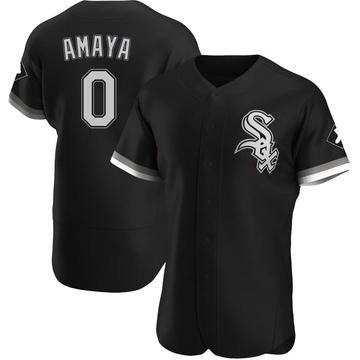 Authentic Jacob Amaya Men's Chicago White Sox Black Alternate Jersey