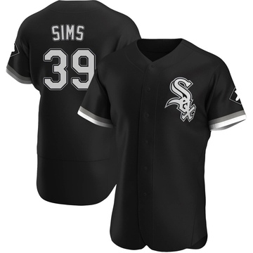 Authentic Lucas Sims Men's Chicago White Sox Black Alternate Jersey
