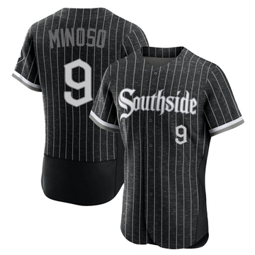 Authentic Minnie Minoso Men's Chicago White Sox Black 2021 City Connect Jersey
