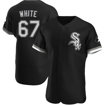 Authentic Owen White Men's Chicago White Sox White Black Alternate Jersey