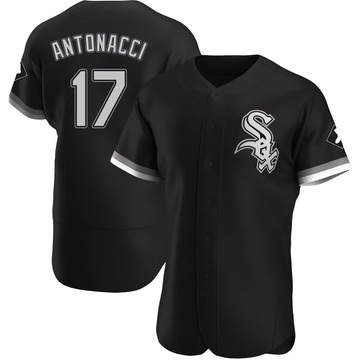 Authentic Sam Antonacci Men's Chicago White Sox Black Alternate Jersey