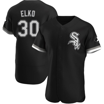 Authentic Tim Elko Men's Chicago White Sox Black Alternate Jersey