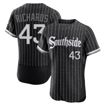 Authentic Trevor Richards Men's Chicago White Sox Black 2021 City Connect Jersey