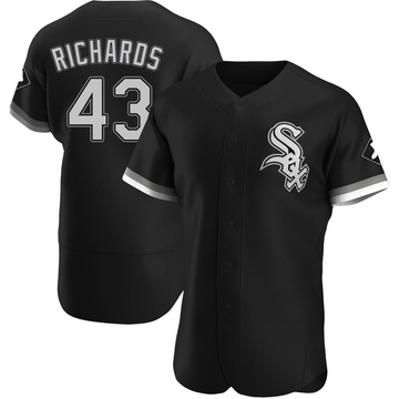 Authentic Trevor Richards Men's Chicago White Sox Black Alternate Jersey