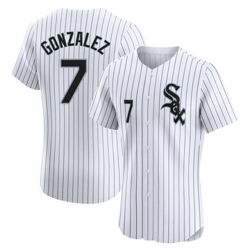Elite Jacob Gonzalez Men's Chicago White Sox White Home Jersey