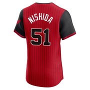 Elite Rikuu Nishida Men's Chicago White Sox Red/Black 2025 City Connect Jersey