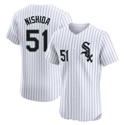 Elite Rikuu Nishida Men's Chicago White Sox White Home Jersey