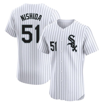 Elite Rikuu Nishida Men's Chicago White Sox White Home Jersey