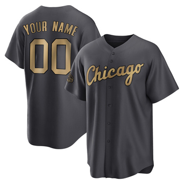 Game Custom Men's Chicago White Sox Charcoal Replica 2022 All-Star Jersey