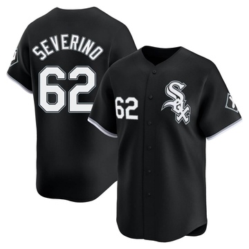 Limited Anderson Severino Youth Chicago White Sox Black Alternate Jersey