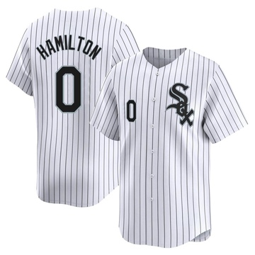 Limited Billy Hamilton Men's Chicago White Sox White Home Jersey