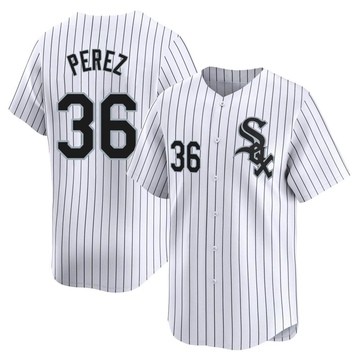 Limited Carlos Perez Men's Chicago White Sox White Home Jersey