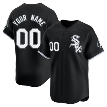 Limited Custom Youth Chicago White Sox Black Alternate Jersey