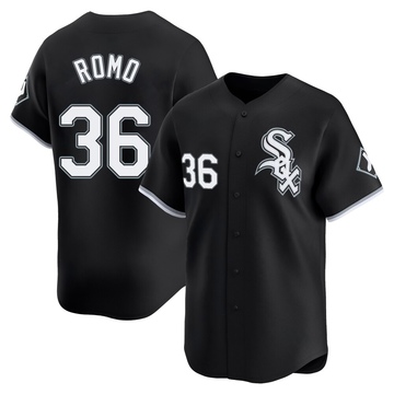 Limited Drew Romo Men's Chicago White Sox Black Alternate Jersey
