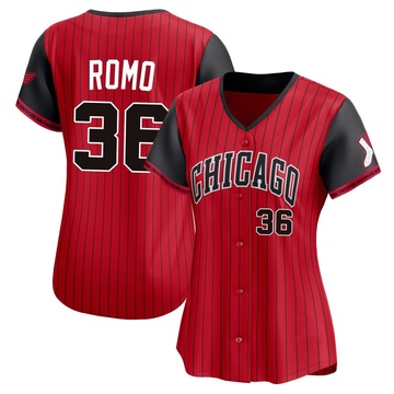 Limited Drew Romo Women's Chicago White Sox Red/Black 2025 City Connect Jersey