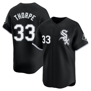 Limited Drew Thorpe Men's Chicago White Sox Black Alternate Jersey