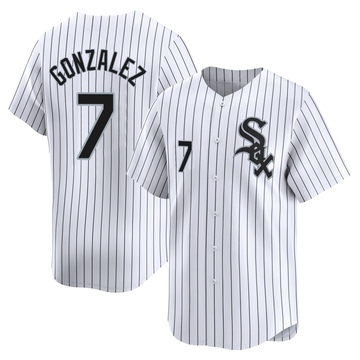 Limited Jacob Gonzalez Men's Chicago White Sox White Home Jersey