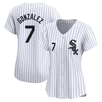 Limited Jacob Gonzalez Women's Chicago White Sox White Home Jersey