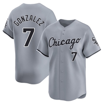 Limited Jacob Gonzalez Youth Chicago White Sox Gray Road Jersey