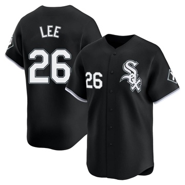 Limited Korey Lee Men's Chicago White Sox Black Alternate Jersey