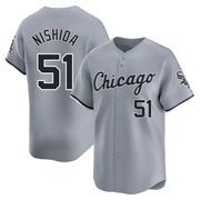 Limited Rikuu Nishida Men's Chicago White Sox Gray Road Jersey