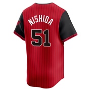 Limited Rikuu Nishida Men's Chicago White Sox Red/Black 2025 City Connect Jersey