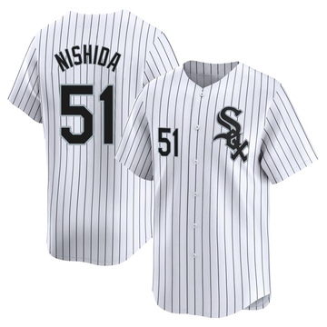 Limited Rikuu Nishida Men's Chicago White Sox White Home Jersey