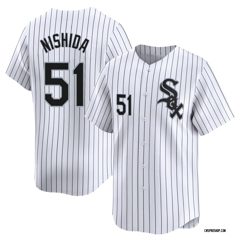 Limited Rikuu Nishida Men's Chicago White Sox White Home Jersey