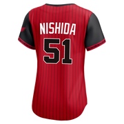 Limited Rikuu Nishida Women's Chicago White Sox Red/Black 2025 City Connect Jersey