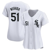 Limited Rikuu Nishida Women's Chicago White Sox White Home Jersey