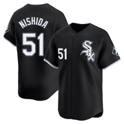 Limited Rikuu Nishida Youth Chicago White Sox Black Alternate Jersey