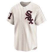 Limited Rikuu Nishida Youth Chicago White Sox Cream Throwback Cooperstown Jersey