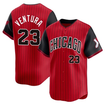 Limited Robin Ventura Men's Chicago White Sox Red/Black 2025 City Connect Jersey