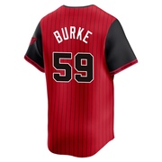 Limited Sean Burke Men's Chicago White Sox Red/Black 2025 City Connect Jersey
