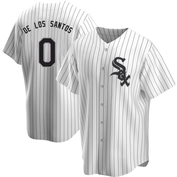 Replica Alexander De Los Santos Men's Chicago White Sox White Home Jersey