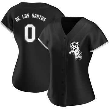 Replica Alexander De Los Santos Women's Chicago White Sox Black Alternate Jersey