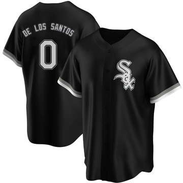 Replica Alexander De Los Santos Youth Chicago White Sox Black Alternate Jersey