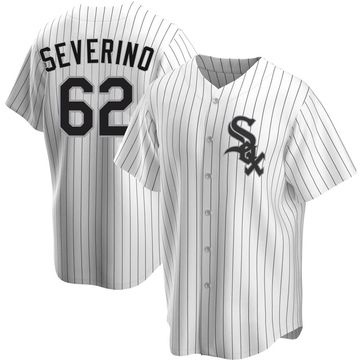 Replica Anderson Severino Men's Chicago White Sox White Home Jersey